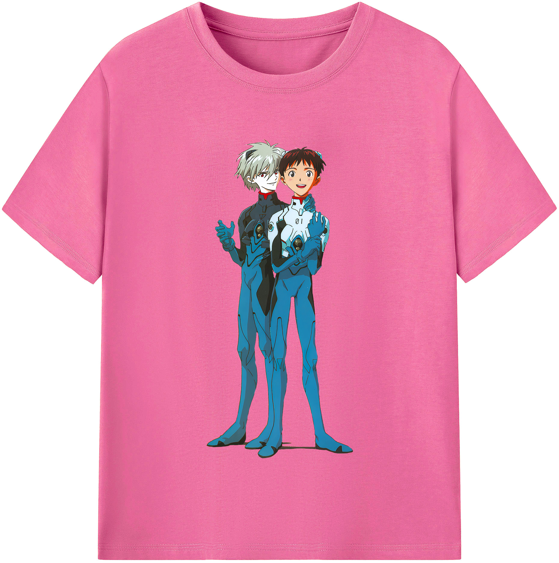 （画像用） EVA 新世紀エヴァンゲリオン レディースカジュアルプリントTシャツ（綿100％）